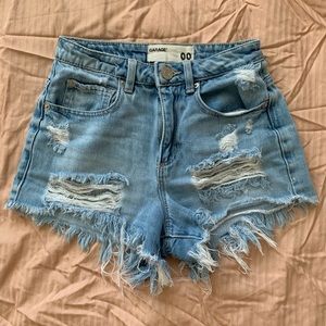 Garage highwaisted short shorts